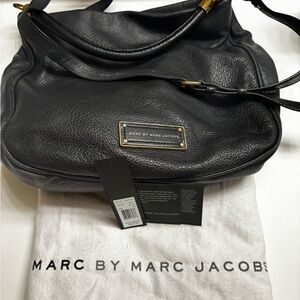 Marc by Marc Jacobs Too Hot To Handle Black Leather Handbag